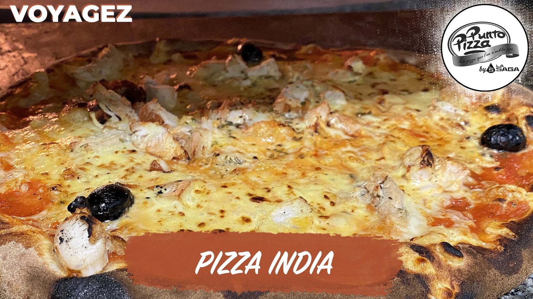pizza de la semaine - india by Punto Pizza Carqueiranne