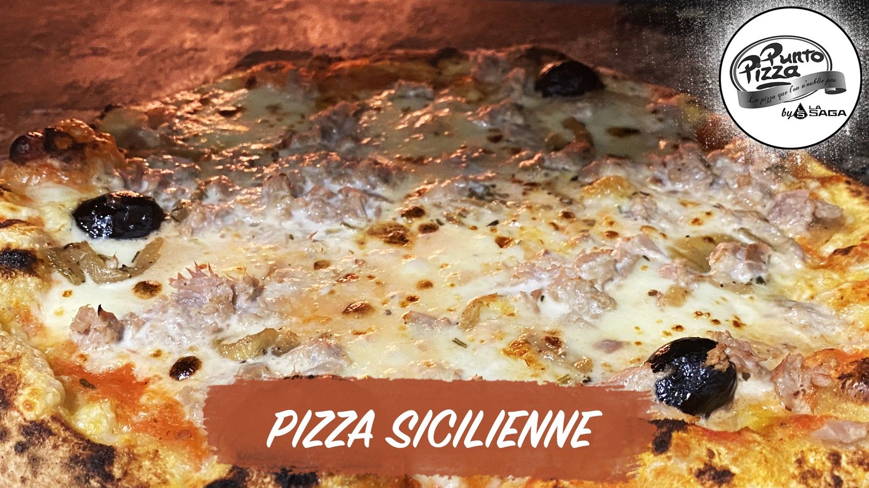 pizza de la semaine - la sicilienne by Punto pizza à Carqueiranne